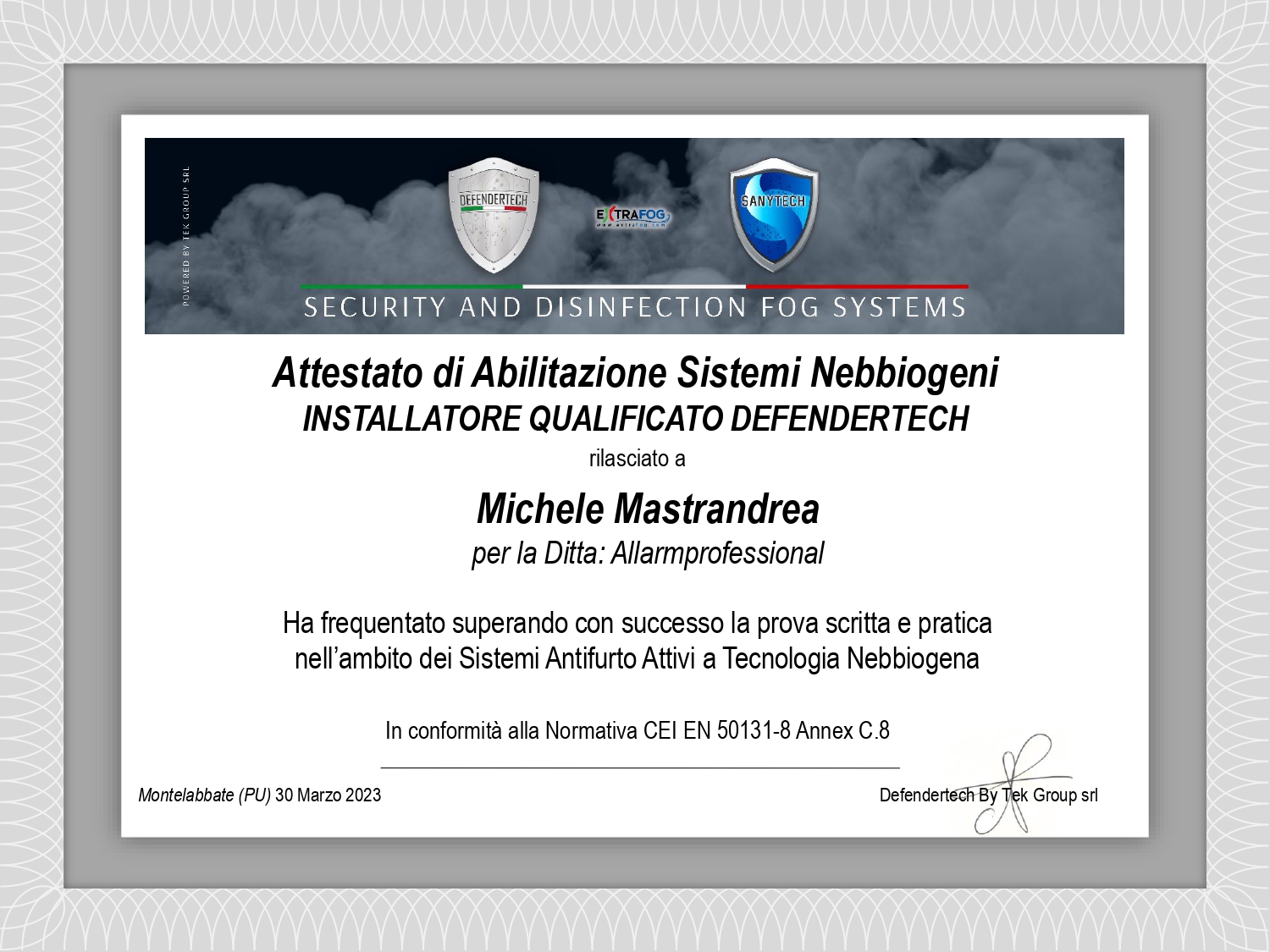 Attestato Defendertech Michele Mastrandrea_page-0001